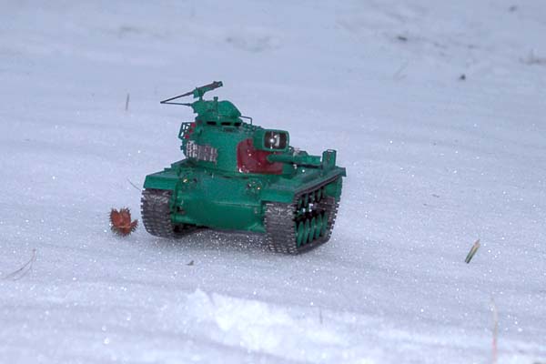 M48A3 Ausfahrt im Schnee